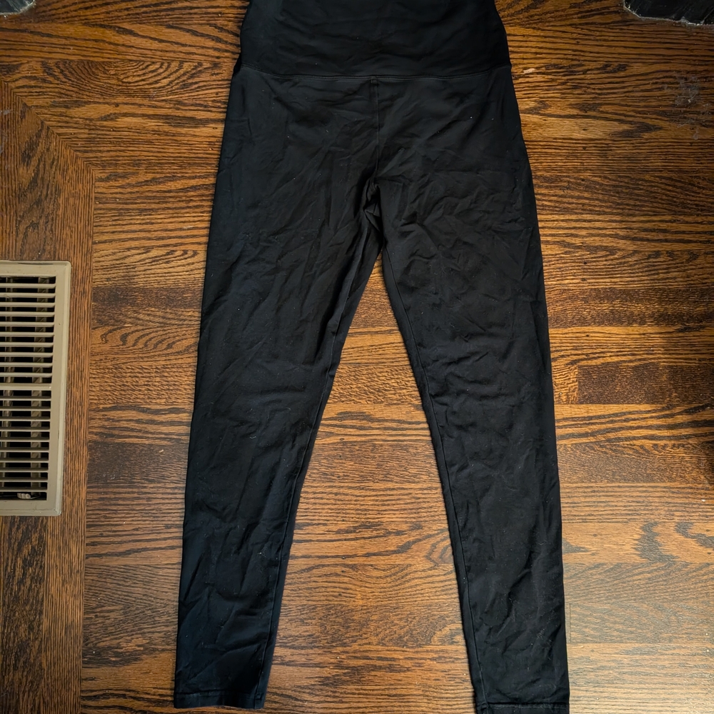 High-Waisted Black Leggings